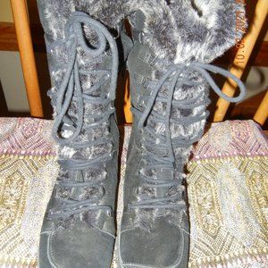 Vintage Campus Boho Hippie Winter Boots sz us 9.5M/ EUR 39.5 M/UK 6.5M (wbt17)